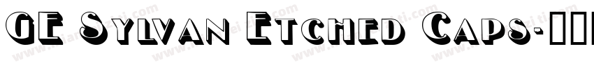 GE Sylvan Etched Caps字体转换